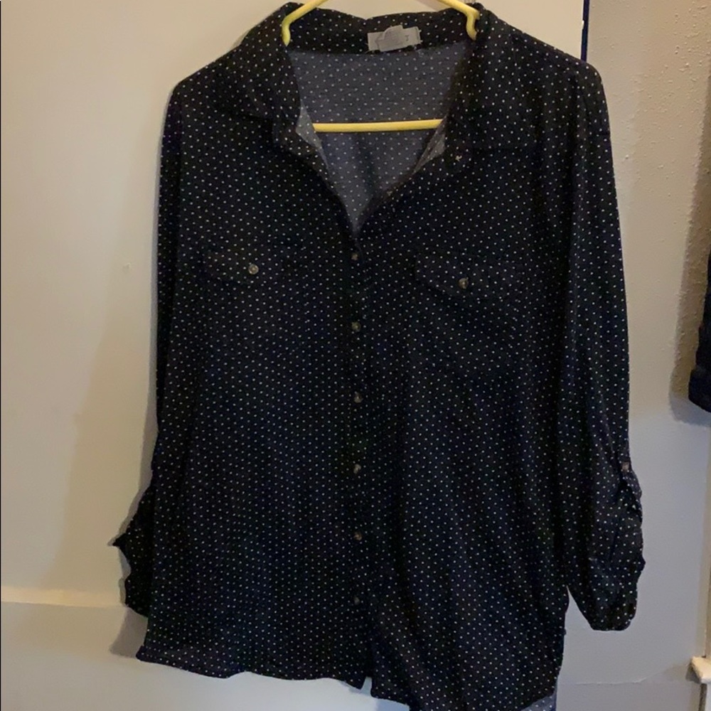 Dress Shirt Polka Dot